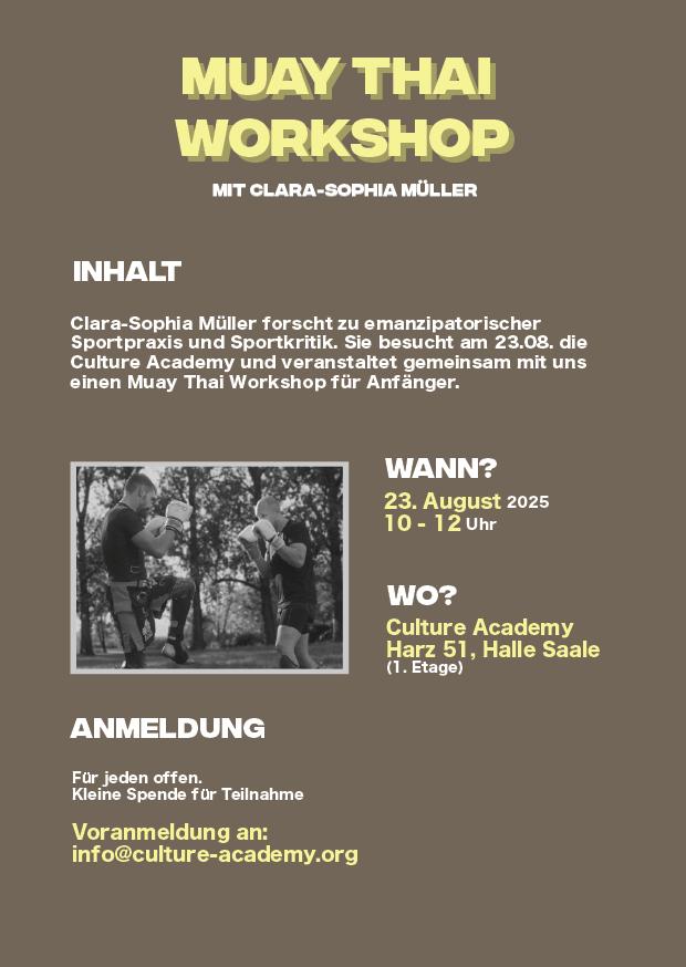 Bild: Flyer WS Muay Thai